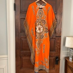 Orange caftan from Thailand